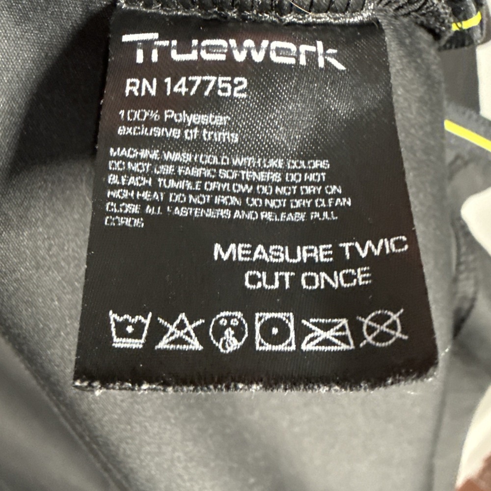 Truewerk Edo Polo Shirt Mens Size M Black Stretch Short Sleeve Everyday Ops - Picture 7 of 10